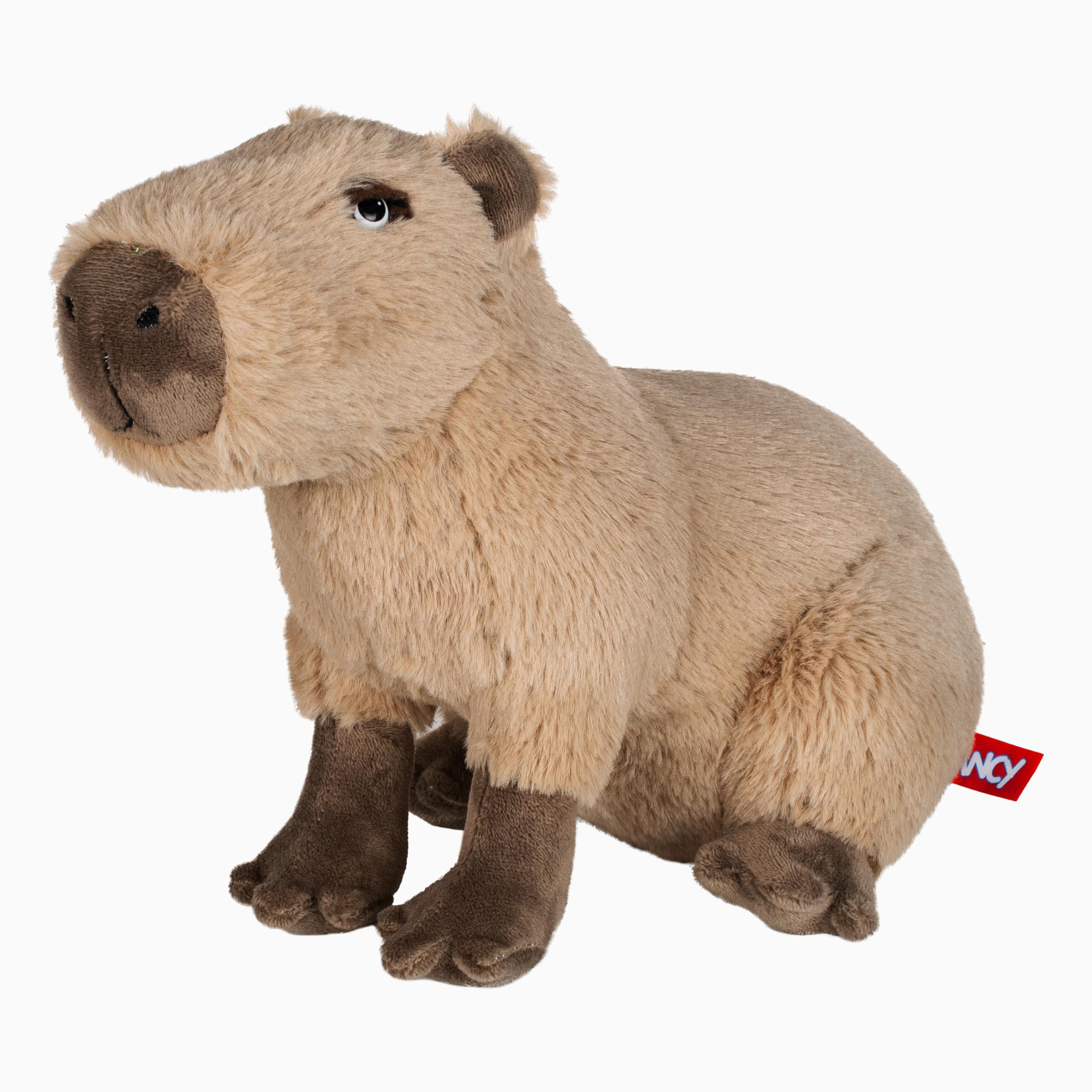 Peluche Capybara Morbido 25cm Con Naso Mobile - Giocattolo Carino E Abbracciabile, Regalo Per Bambini E Ragazze