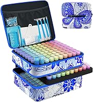 Vista 11 de Contenedores de almacenamiento para pintura con diamantes, Caja de almacenamiento de 60 ranuras para accesorios y herramientas de arte con diamantes