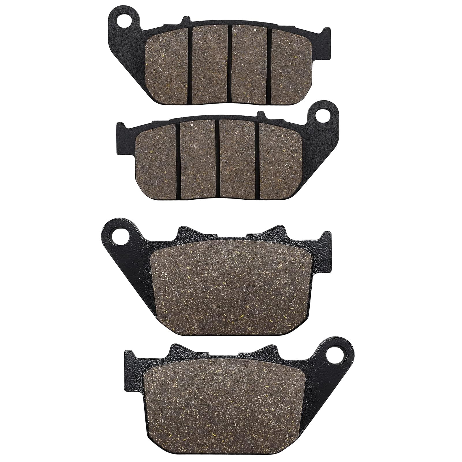 Cnornus Bremsbeläge Vorne und Hinten für Harley Davidson XL 883C Sportster Custom 2004-2010 XL1200C 1200 Custom 2004-2013 XL 883 Sportster STD 2004-2008