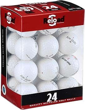 Top Flight Reload Recycled Golf Balls 24-Pack Top Flite Golf Balls, White, One Size