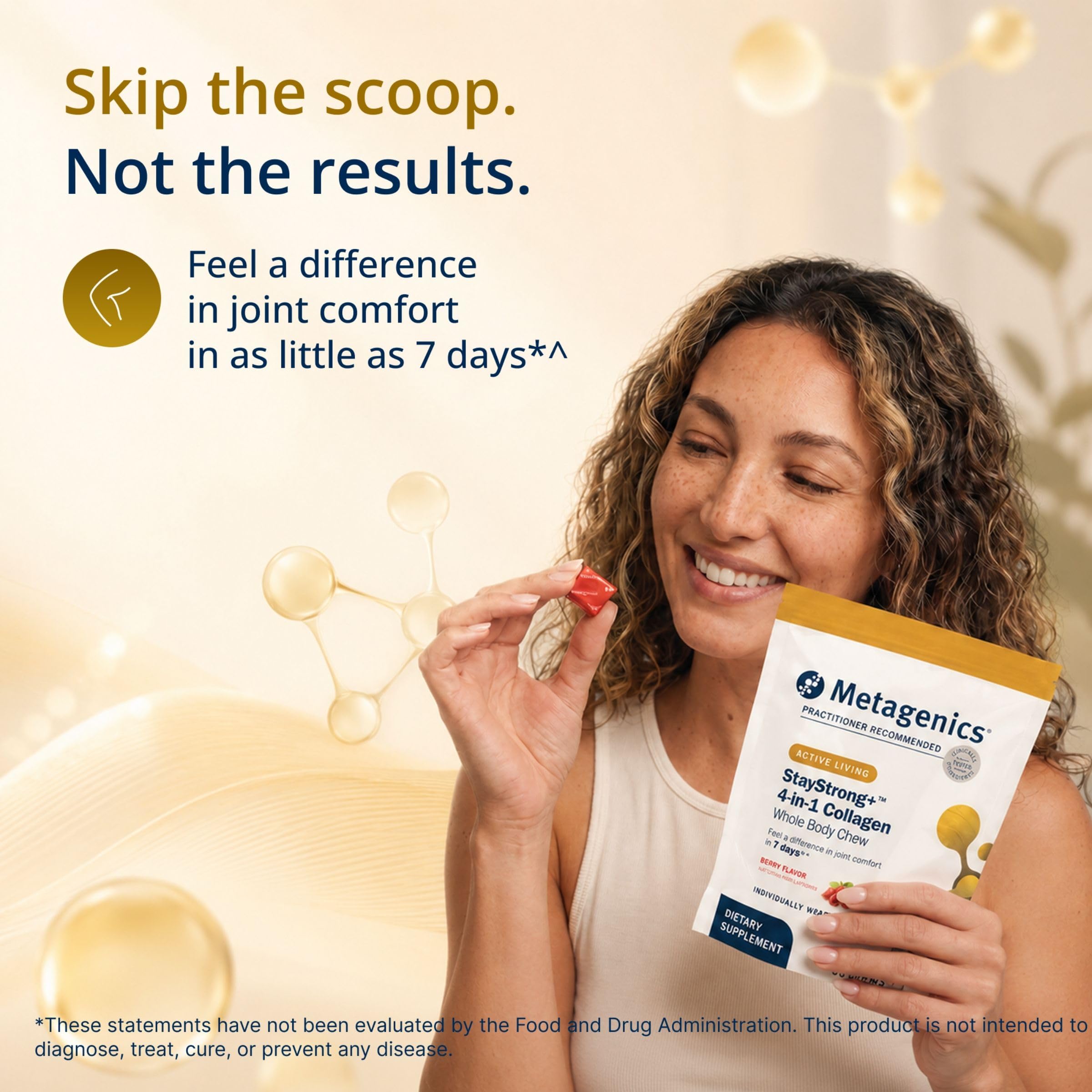 Metagenics StayStrong+ 4-in-1 Whole Body Collagen Chews, Berry, 30 Count — Amazon image 2