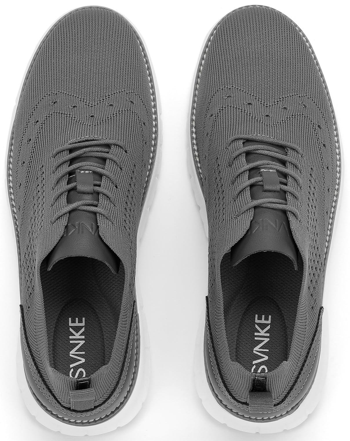 SVNKE Scarpe Oxford Uomo in Pelle Classiche Stringate Derby Basse Oxford Vintage Elegante Leggere