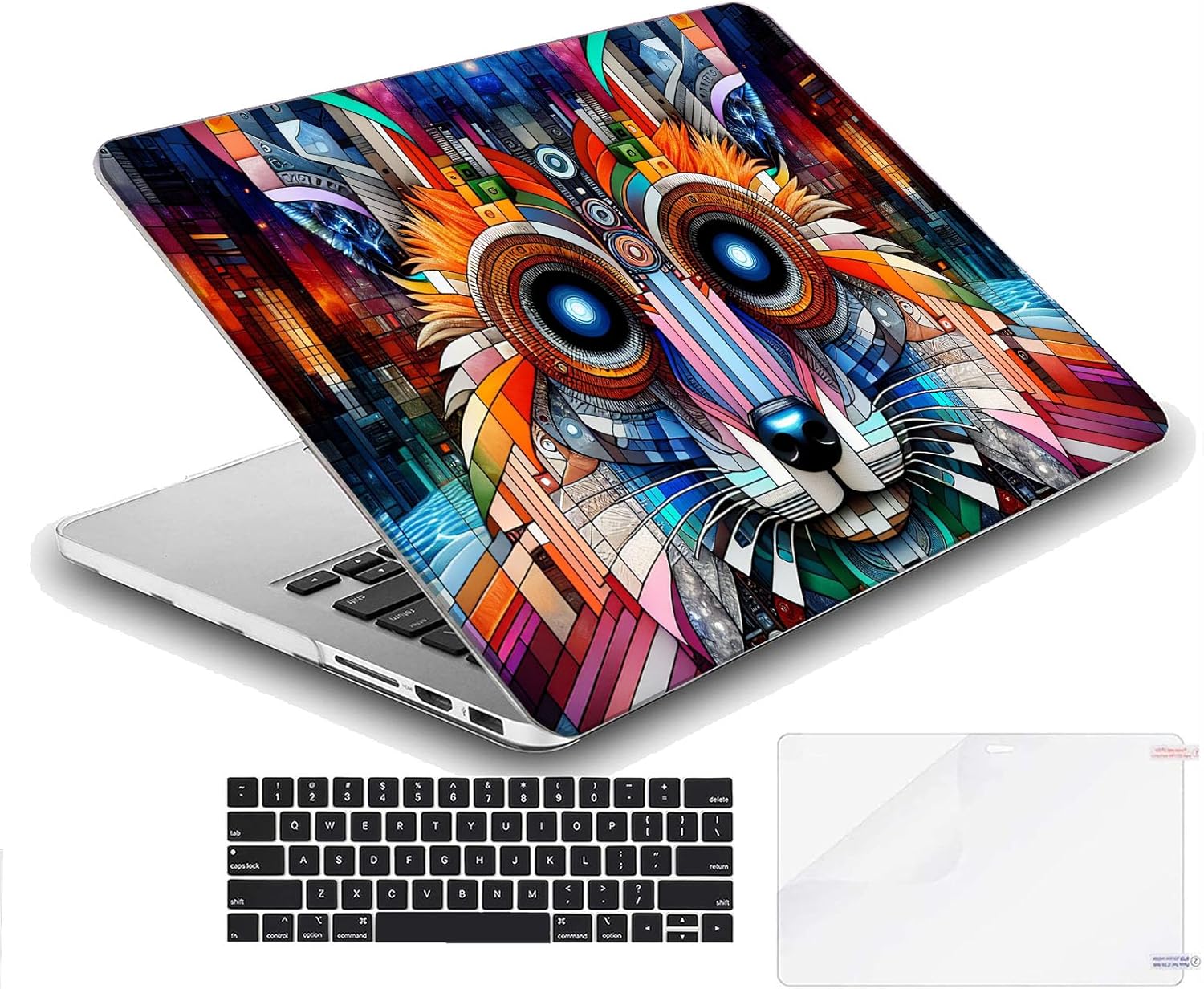 Compatible with MacBook Neo 13-inch, Hard Shell Case with Keyboard Cover and Screen Protector (A3404 A18 Pro chip, 2026 Release) - Wolf MC22739