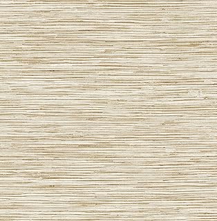 12 Bedroom Wallpaper Ideas to Add Instant Personality 17 NextWall Stacy Garcia Home Faux Grasscloth Peel and Stick Wallpaper (Hemp)