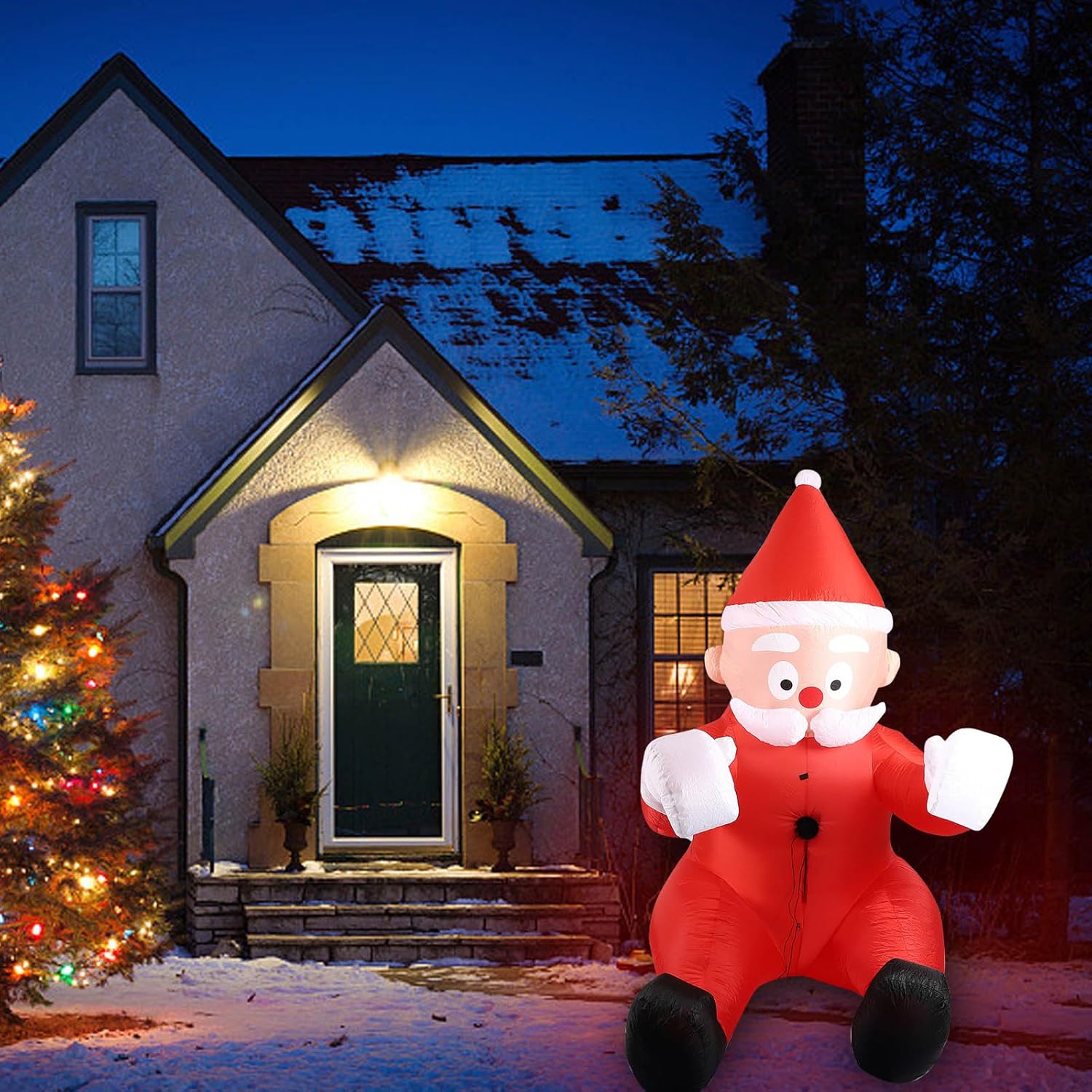 Tall Celebratory Mood Augmenter Utilizing Permanent Air Filled Pla