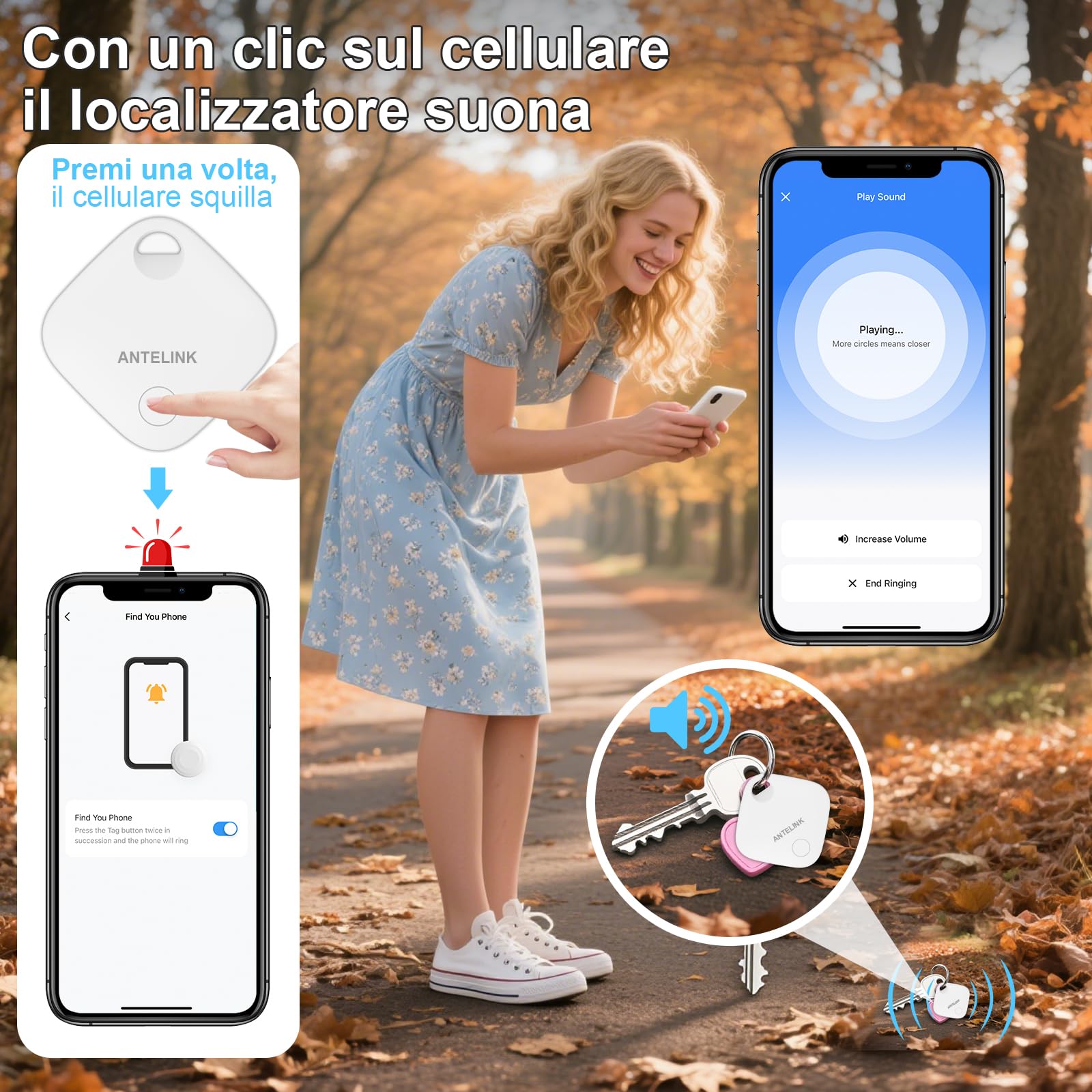 Smart Tracker Tag, Tracker GPS inteligente, compatible con iOS, App Tuya gratuita, para llaves, equipaje, maletas, batería reemplazable, 6 uds