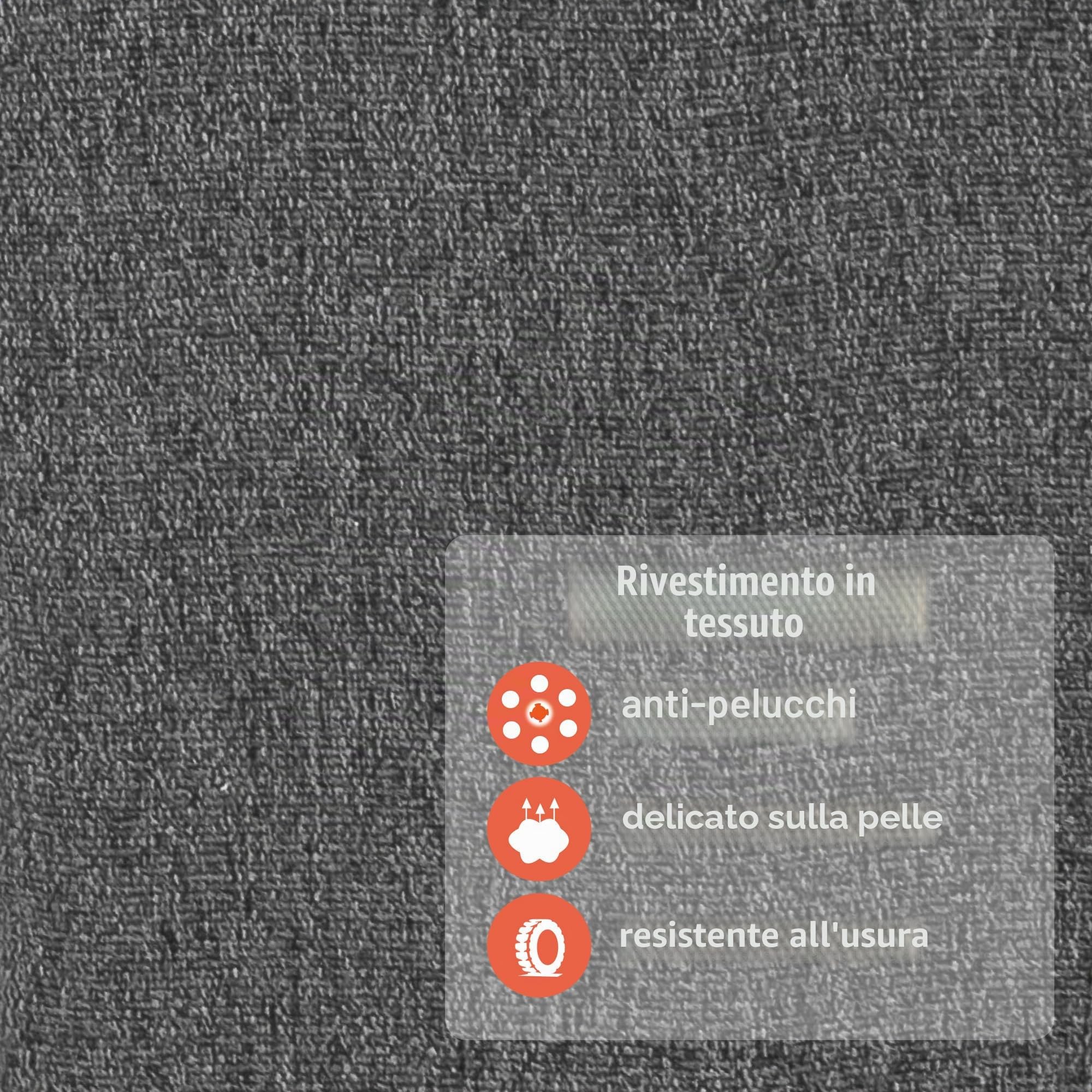 MCombo M poltrona elettrica con 3 motori, schienale e poggiapiedi regolabili, funzione di relax e reclinazione fino a 170°, Testa regolabile 7550 (Grigio)