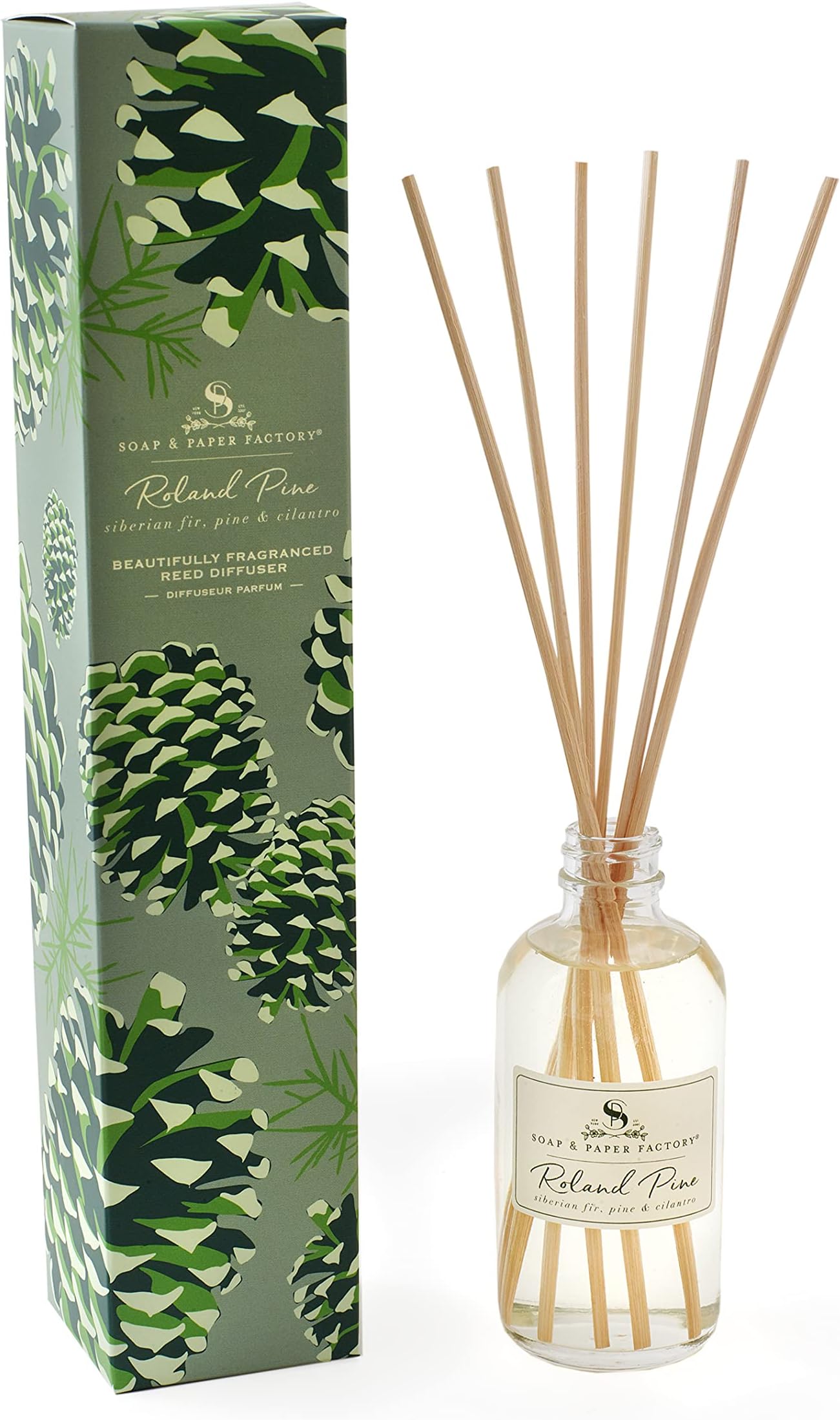Soap & Paper Factory 3.65 oz Roland Pine Reed Diffuser