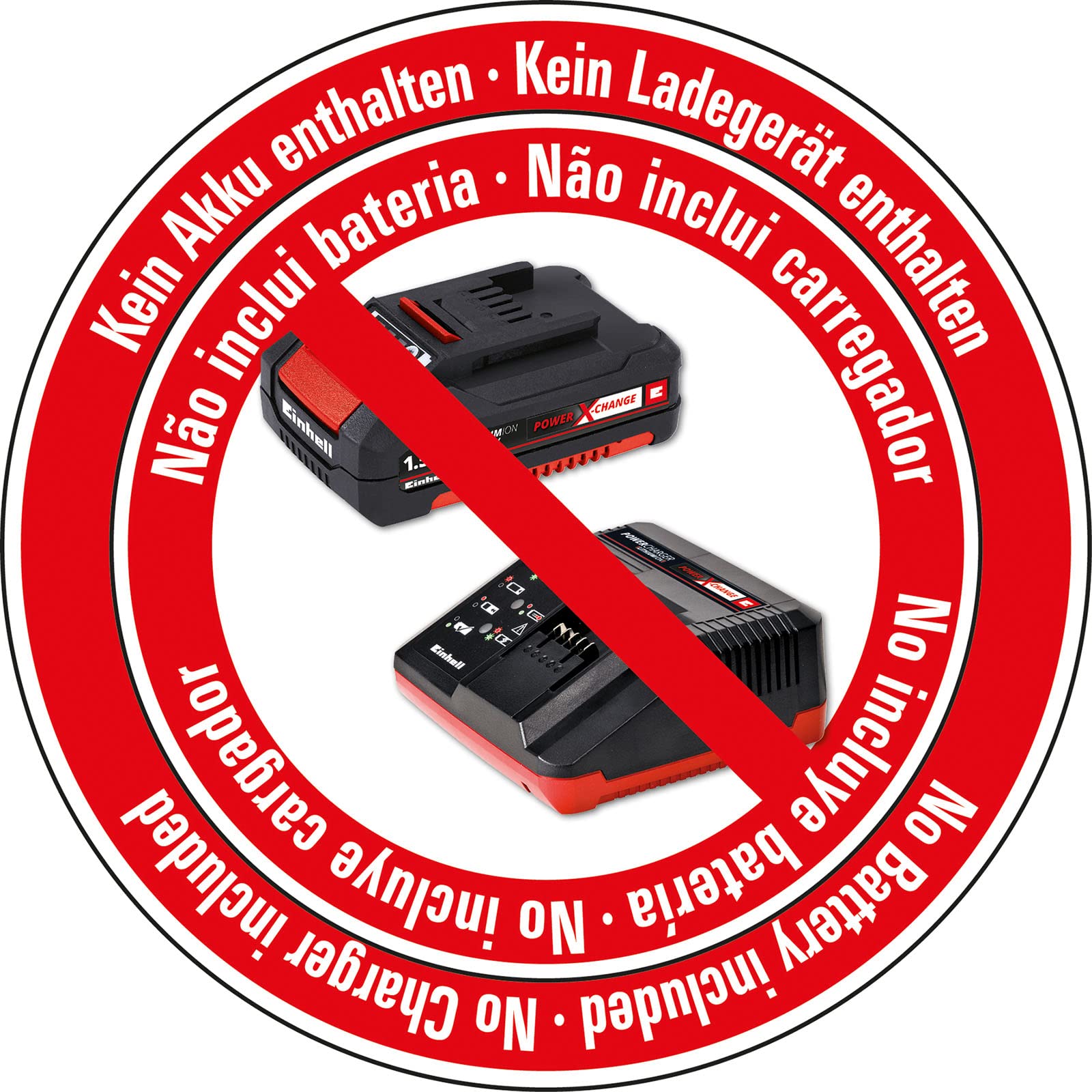 Einhell GC-AGS 18 Li Solo Cisaille à gazon sans fil (lithium-ion, 18 V, Power X-change, poignée souple, batterie et chargeur non inclus)
