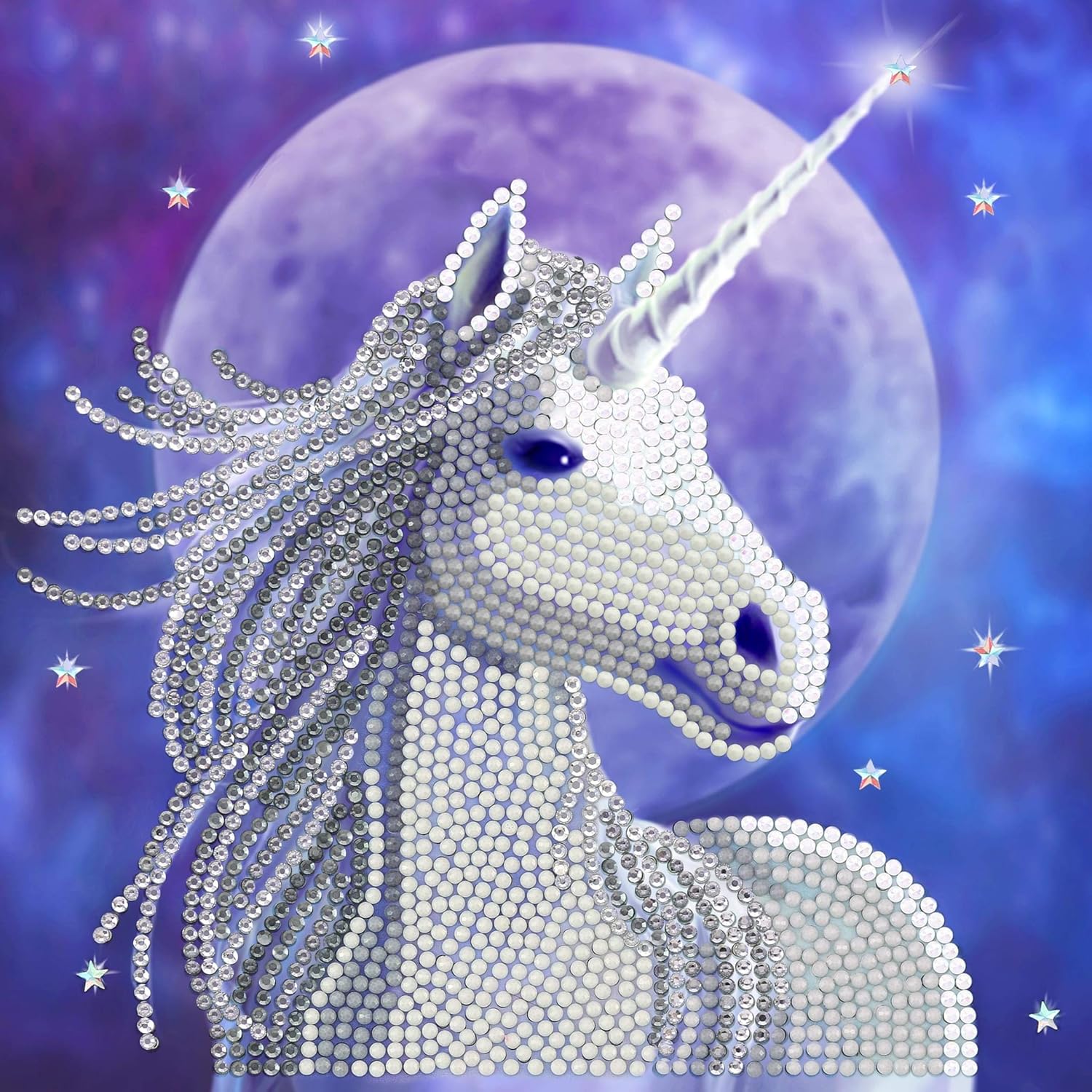 Crystal Art Craft Buddy Starlight, 18x18cm Card Anne Stokes, 18x18, Multicoloured