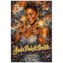 LIUHECAI Beautiful Female Celebrity Jada_Pinkett_Smith Canvas Poster