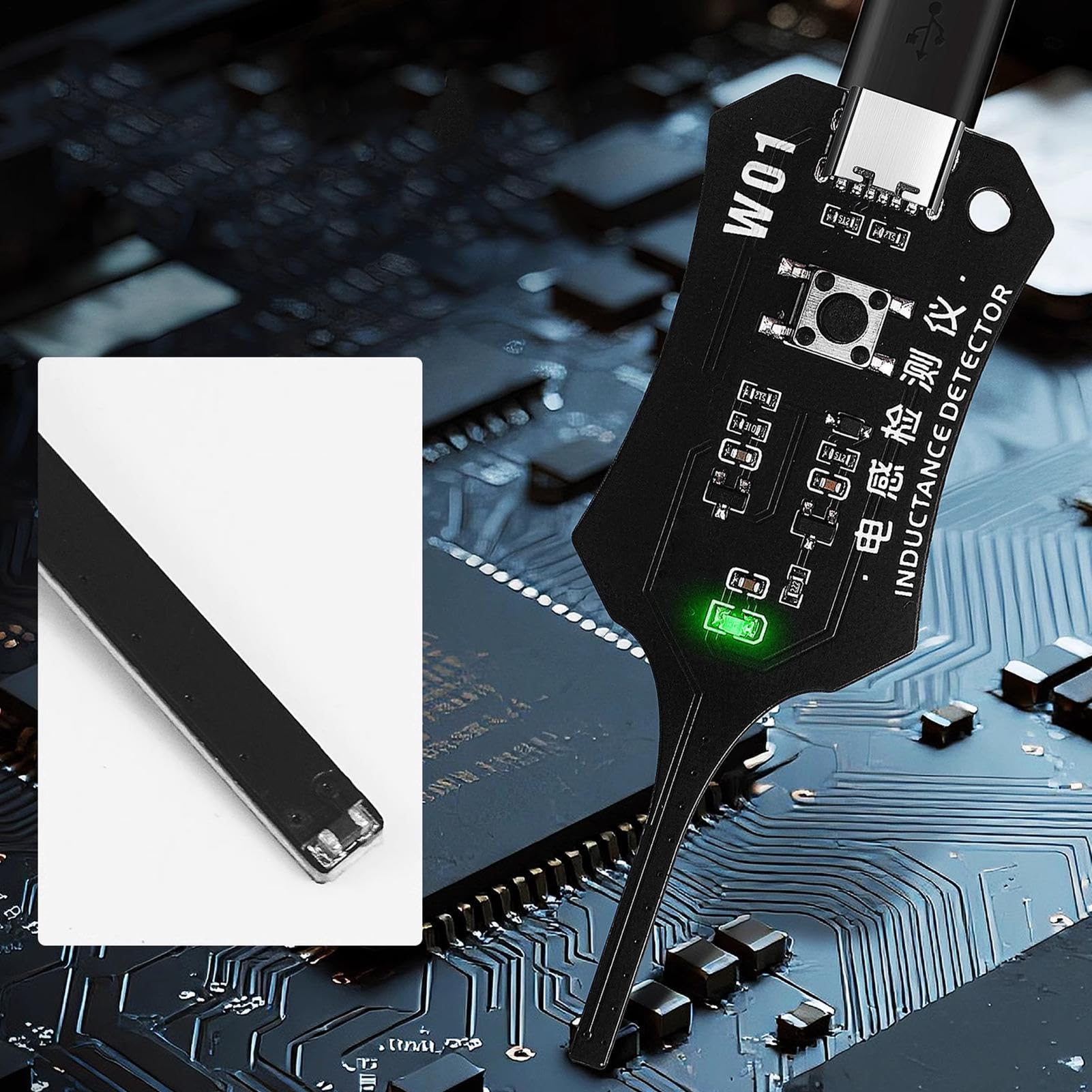 3x Tester Di Induttanza Elettromagnetica XA5, Tester Per Componenti Scheda Madre, Misurazione Induzione, Ideale Per Riparazione PCB, Manutenzione Elettronica Professionale E Diagnostica Guasti