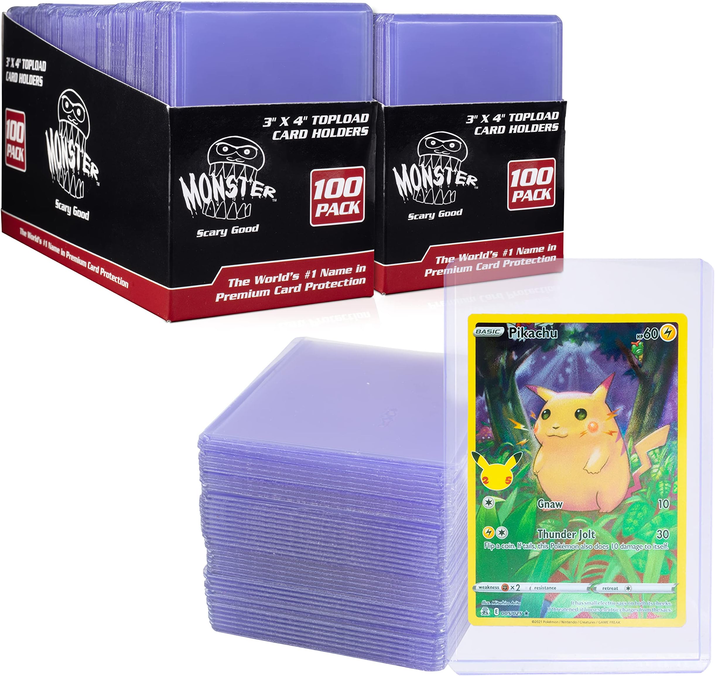 Monster Top Loaders for Collectible Trading Cards 200