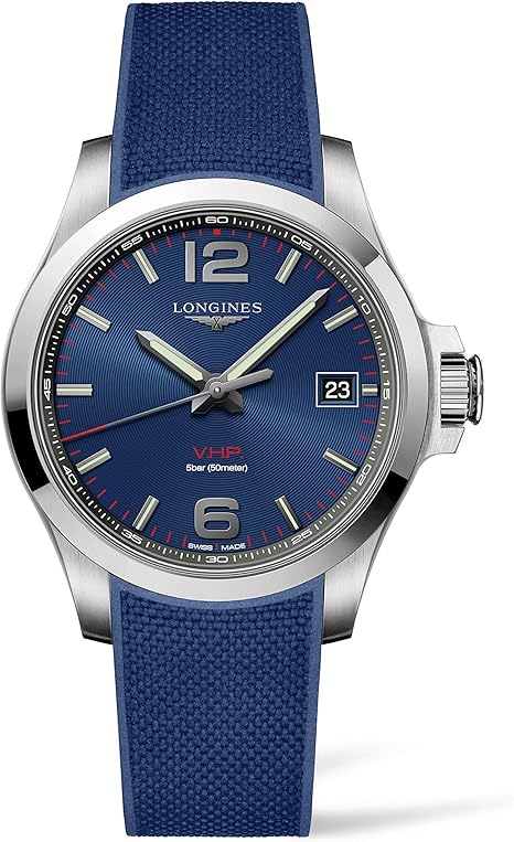 longines conquest vhp blue dial