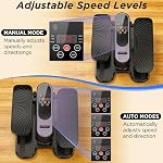 Under Desk Elliptical Machine, Electric Elliptical Leg Exercise, Quiet Leg Exerciser While Sitting for Seniors, Mini Portable Leg Exercise Machine with Remote, Manual & Auto Mode