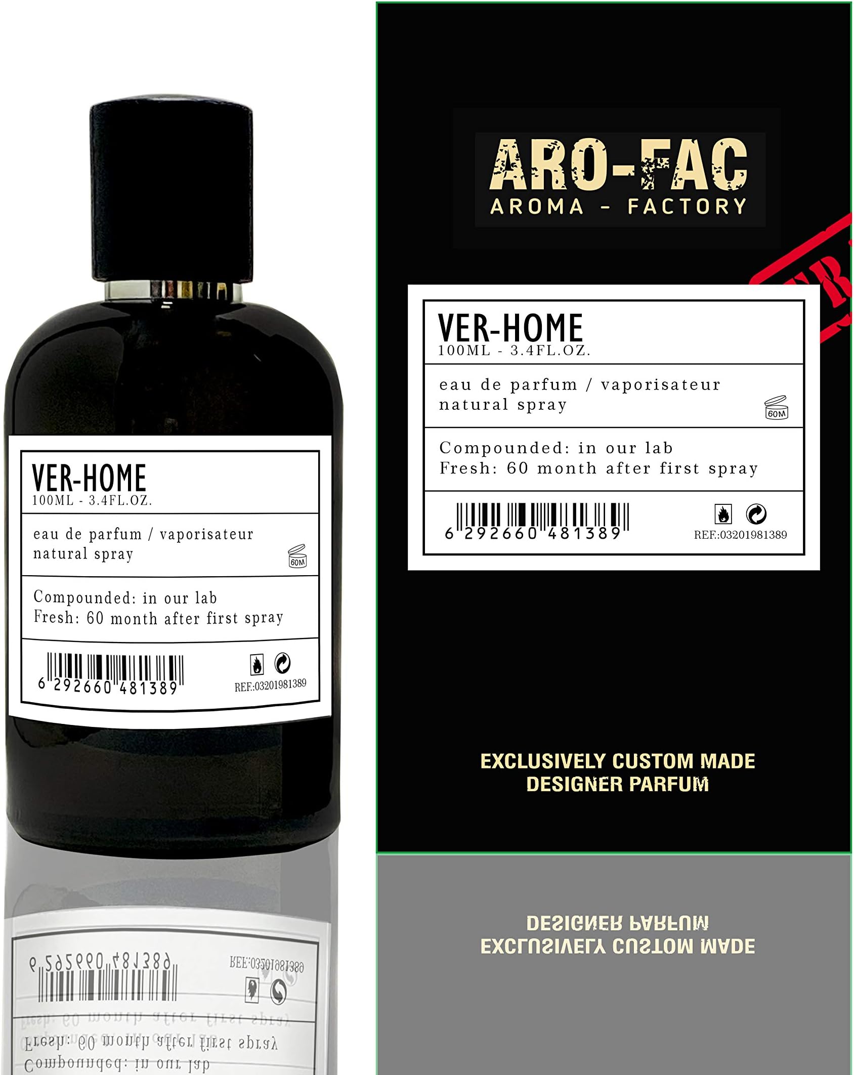 A.M Dhamma Aro-Fac Ver-Hom EDP 100ml - Long Lasting Perfume for Men
