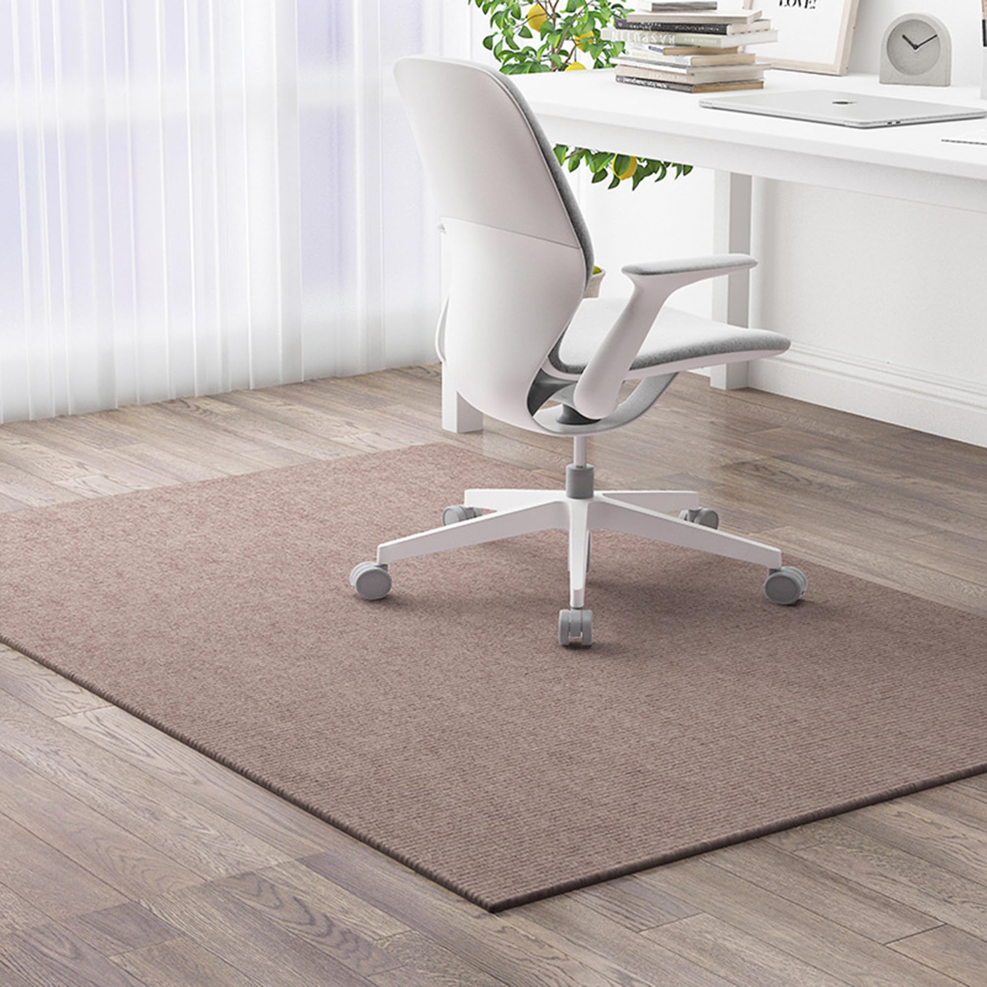 Tapis de chaise de bureau pour sols en bois dur - Antidérapant - Tapis de protection de sol dur - Tapis de chaise de bureau - Tapis de chaise d'ordinateur pour la maison et le bureau - 120 x