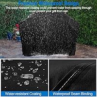 Vista 5 de Griddle Cover for Blackstone 36in ProSeries Grill,Rip-Proof Upgraded Heavy Duty Material 70in Culinary Griddle Cover,Waterproof UV & Fade Resistant