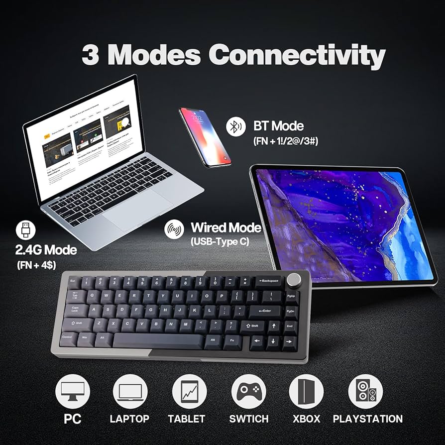 KiiBoom Loop 65 65% Full Aluminum Block Structure Mechanical