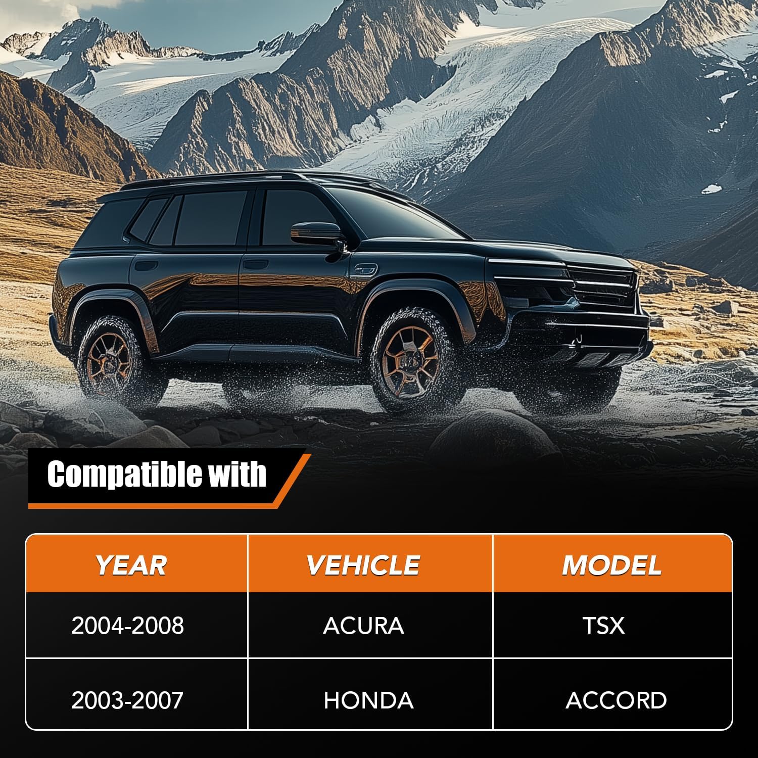 LCWRGS Front Lower Control Arm w/Ball Joints Assembly Set – Left & Right – Suspension Replacement for Honda Accord 2003-2007, Acura TSX 2004-2008, K80228 K640289 K640290-4pcs