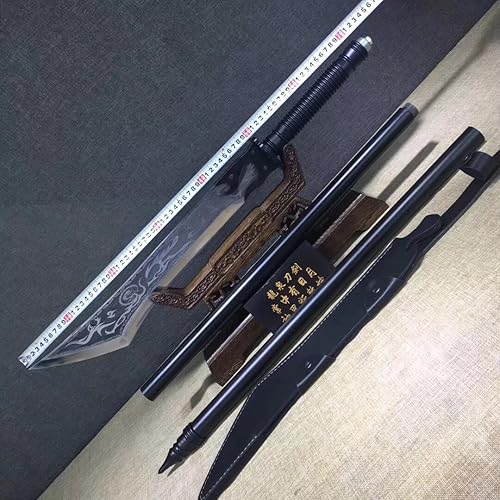 Miniatura 5 de Espada china, Guandao, Kwan Dao (hoja de acero forjada de alto carbono) templado por calor