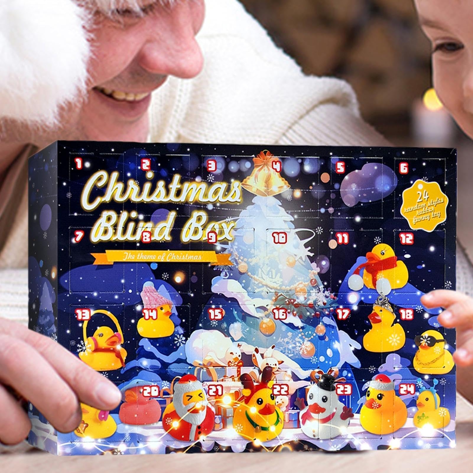 Rubber Duck Advent Calendar 2024, Christmas Rubber Ducks Advent