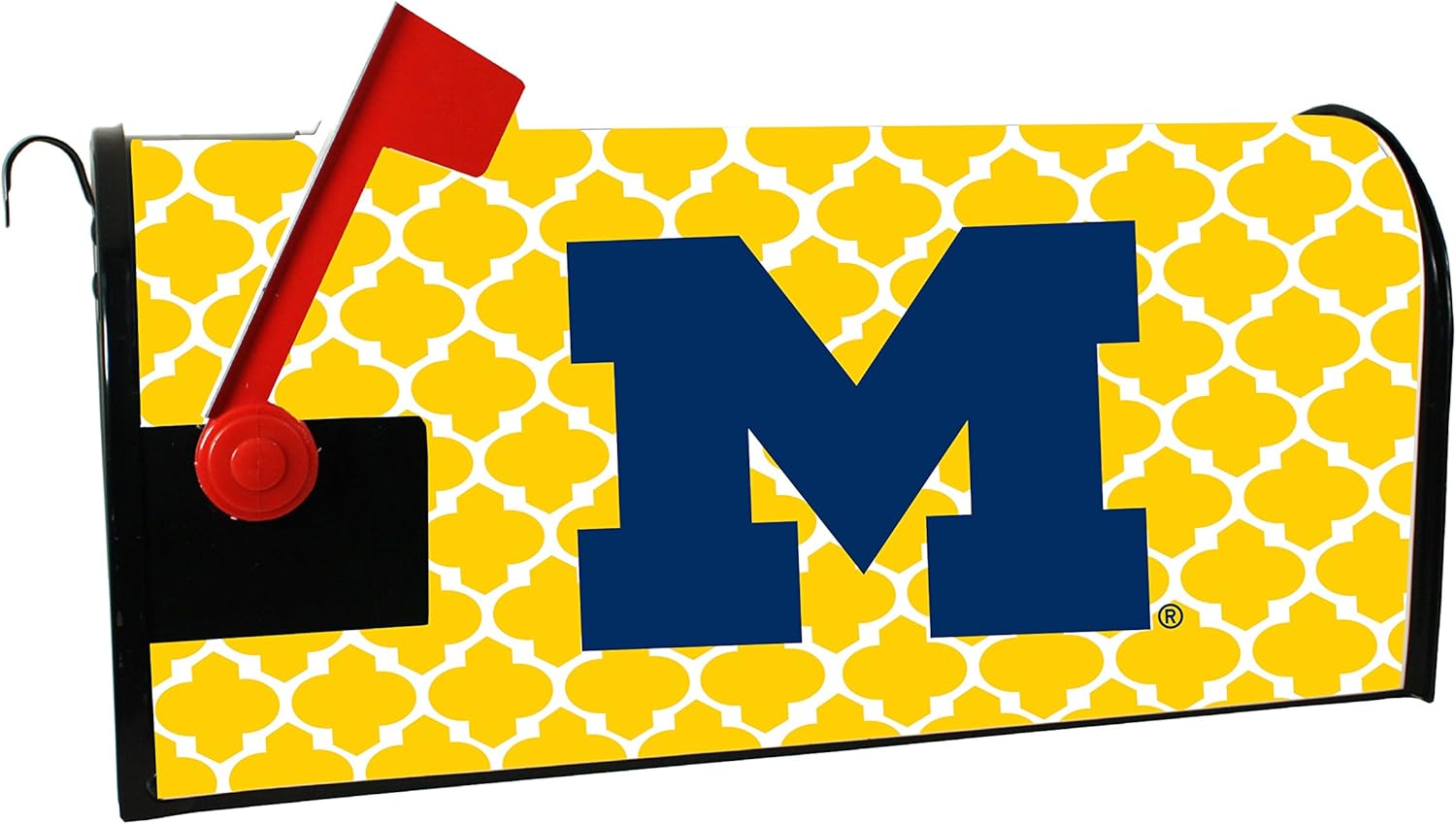 Michigan Wolverines Magnetic Mailbox Cover Moroccan Design – Officially Licensed Standard