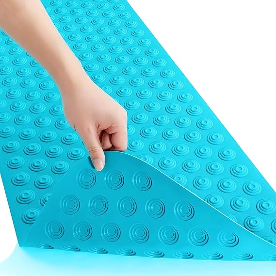 OTHWAY No Suction Cup Bath Mat 39x16inch Extra Long Bathmat│Perfect