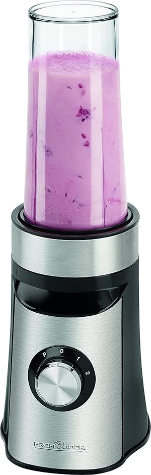 Proficook UMS 1085 - Batidora de vaso y picadora de frutas para smoothies, frappes, batidos, 350w