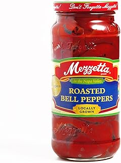 Mezzetta Roasted Red Bell Peppers 16 oz each (5 Items Per Order, not per...