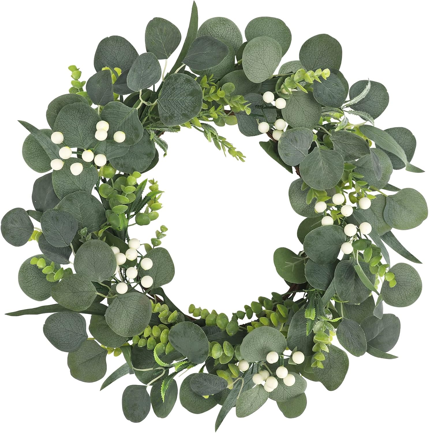 CEWOR Eucalyptus Wreath, Summer Wreaths for Front Door