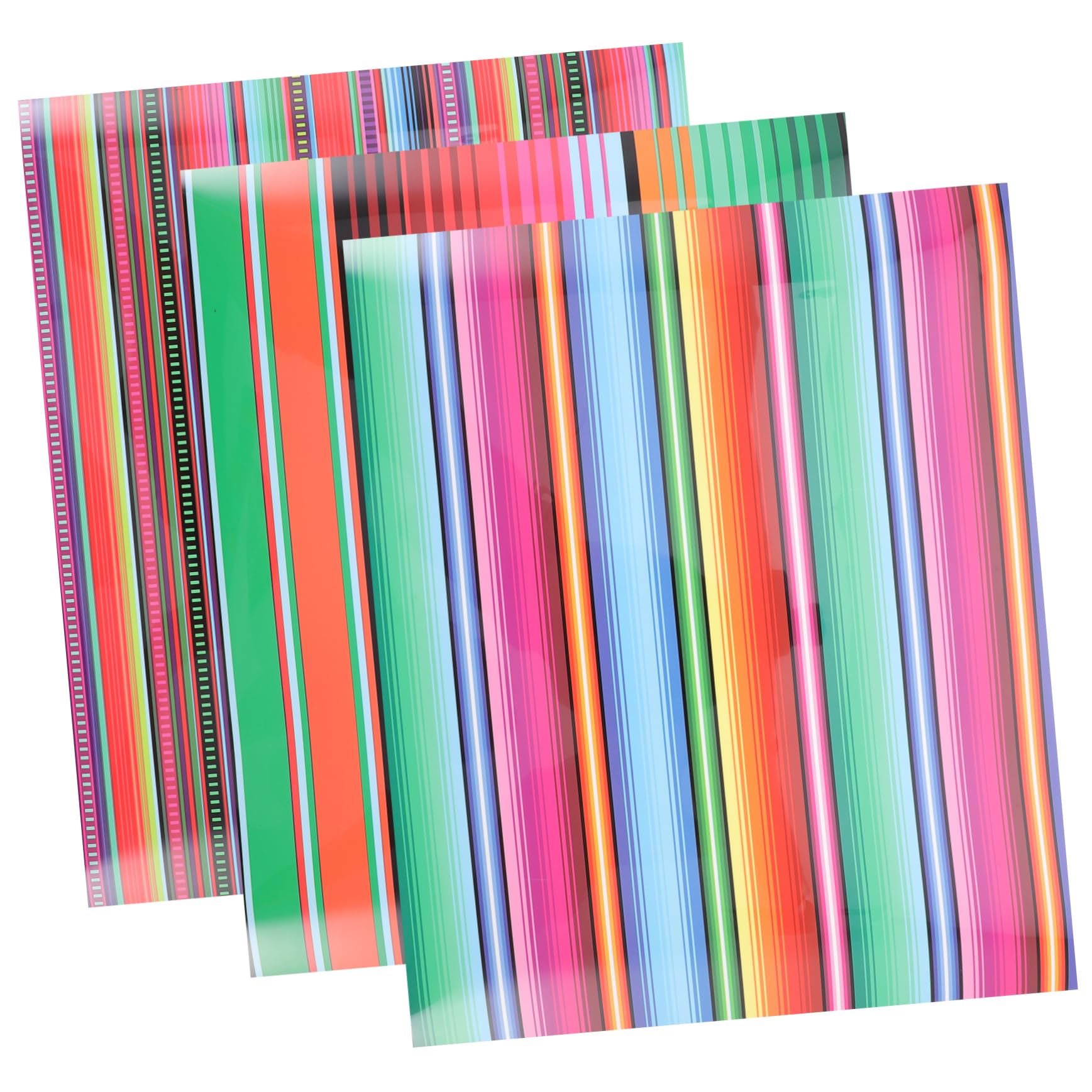 ERINGOGO 3 Sheets of Heat Transfer Vinyl White Brown for T-Shirts Shoes Aprons Baseball Caps Bags