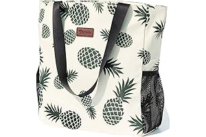 Roomy Floral Water-Resistant Tote Bag: Your Go-To Bag for Style and Functionality