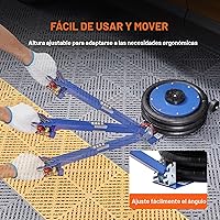 Vista 5 de VEVOR Gato de aire, gato de aire de triple bolsa de 5 toneladas/11000 libras, gato de bolsa de aire con seis tubos de acero, elevación de hasta 18.5