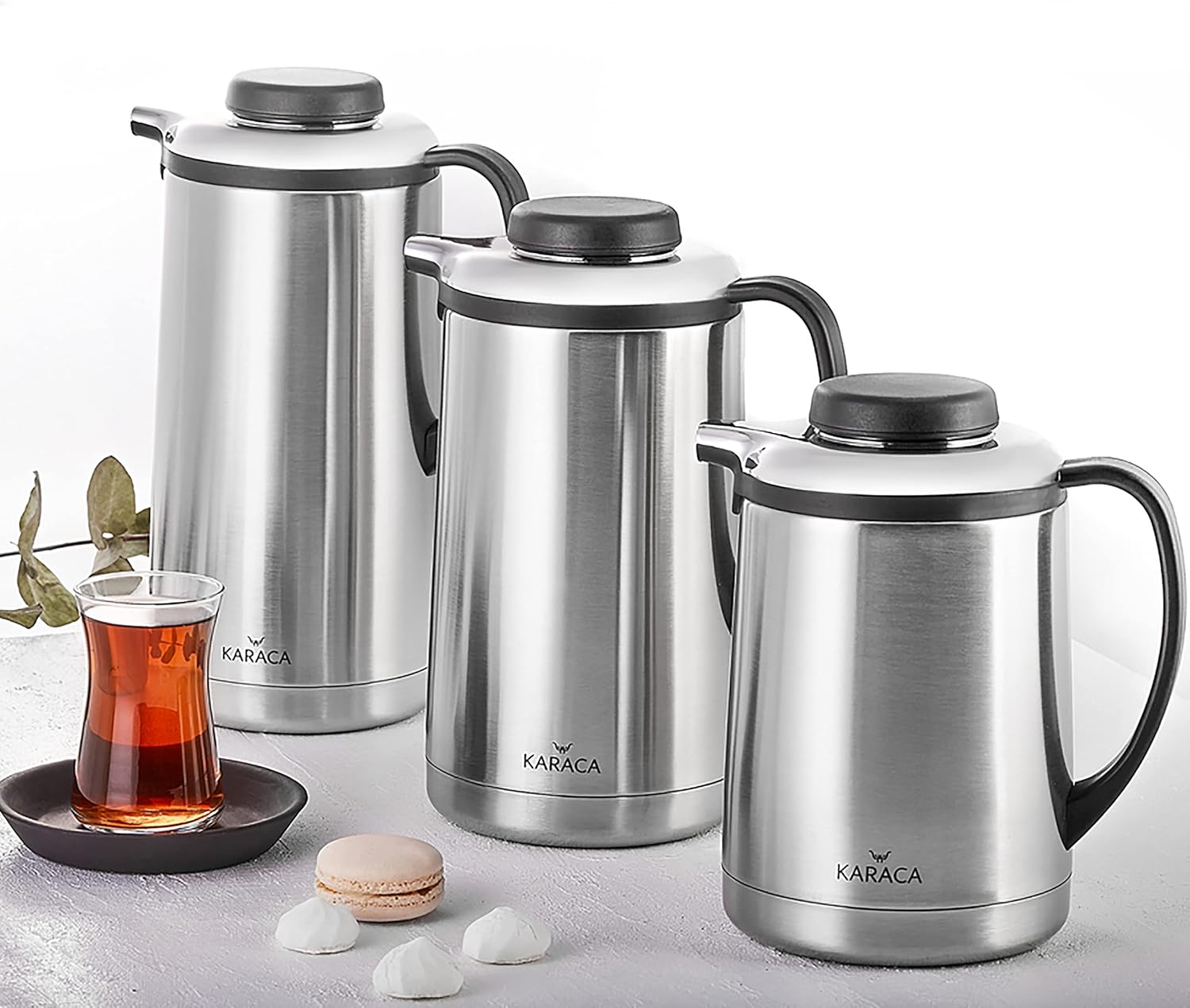 Emsan Turkish Teapot Troy Enamel Induction Compatible