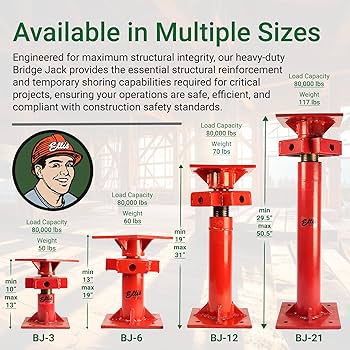 jack Miscool Ami 8000LB Top Wind Weld on Square Tube Drop Leg