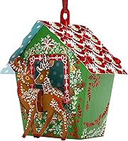 Vista 9 de Santoro Adorno de Navidad colgante de papel 3D (nieves)