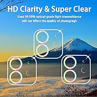 Vista 18 de 3 Pack Tempered Glass Camera Lens Protector for iPhone 12 6.1", Ultra HD, 9H Hardness, Anti-Scratch, Case Friendly, Easy to Install