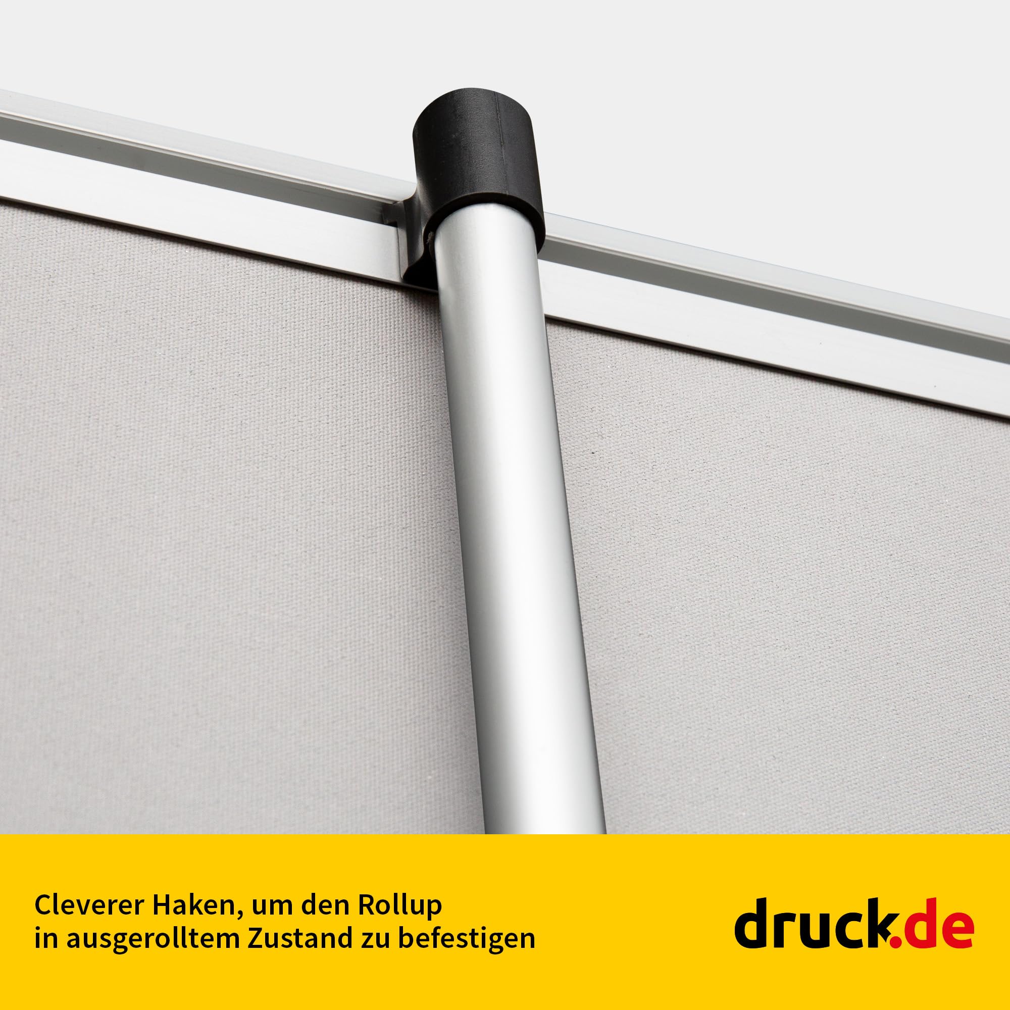 Basic Roll Up Banner bedruckt - 85x200cm - 85x200cm | Roll Up Banner bedruckt, 85x200cm, Basic, Werbedisplay, für Messe, POS und Werbung