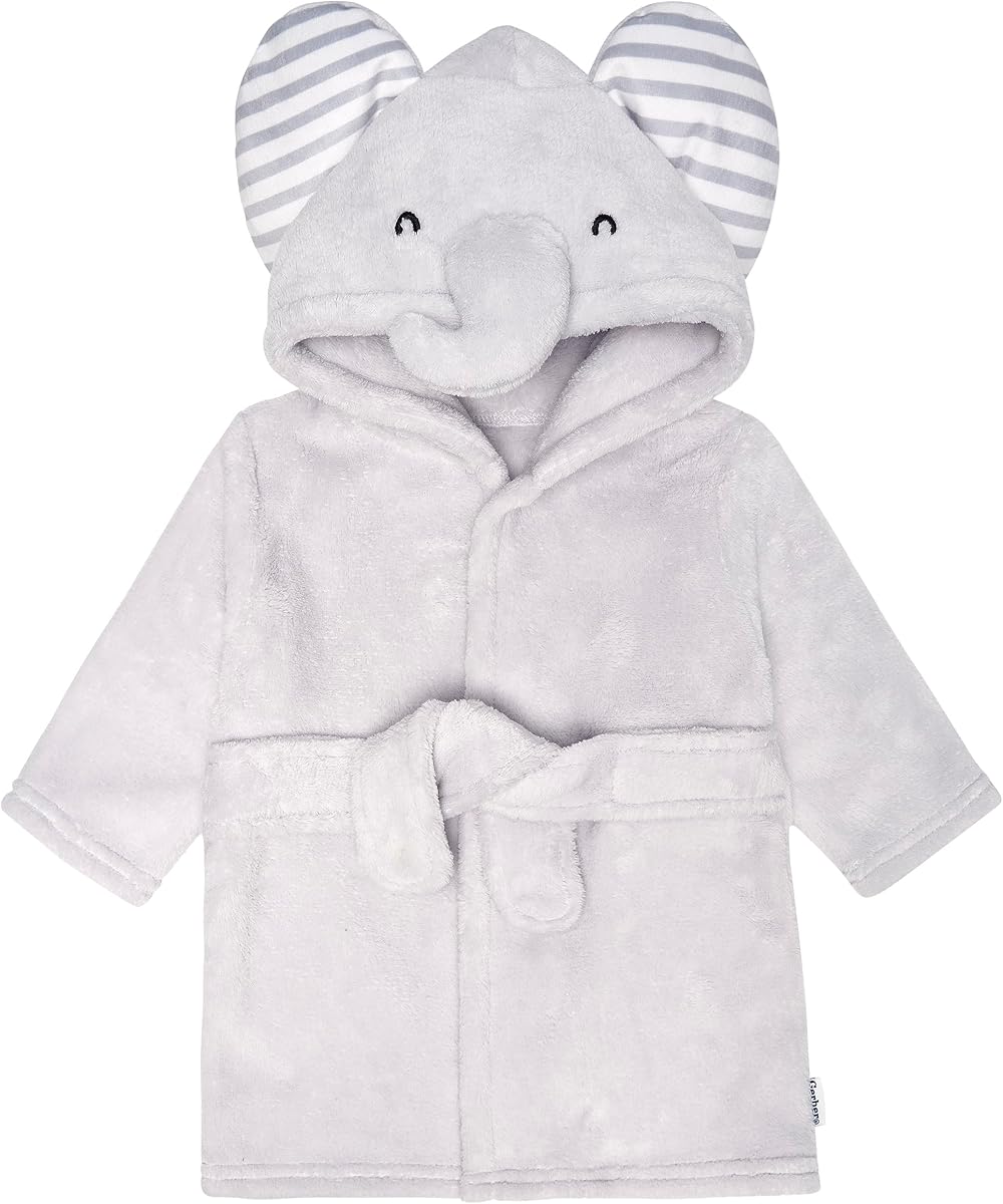 Gerber Albornoz con capucha y diseño de animales para bebés y niñas
