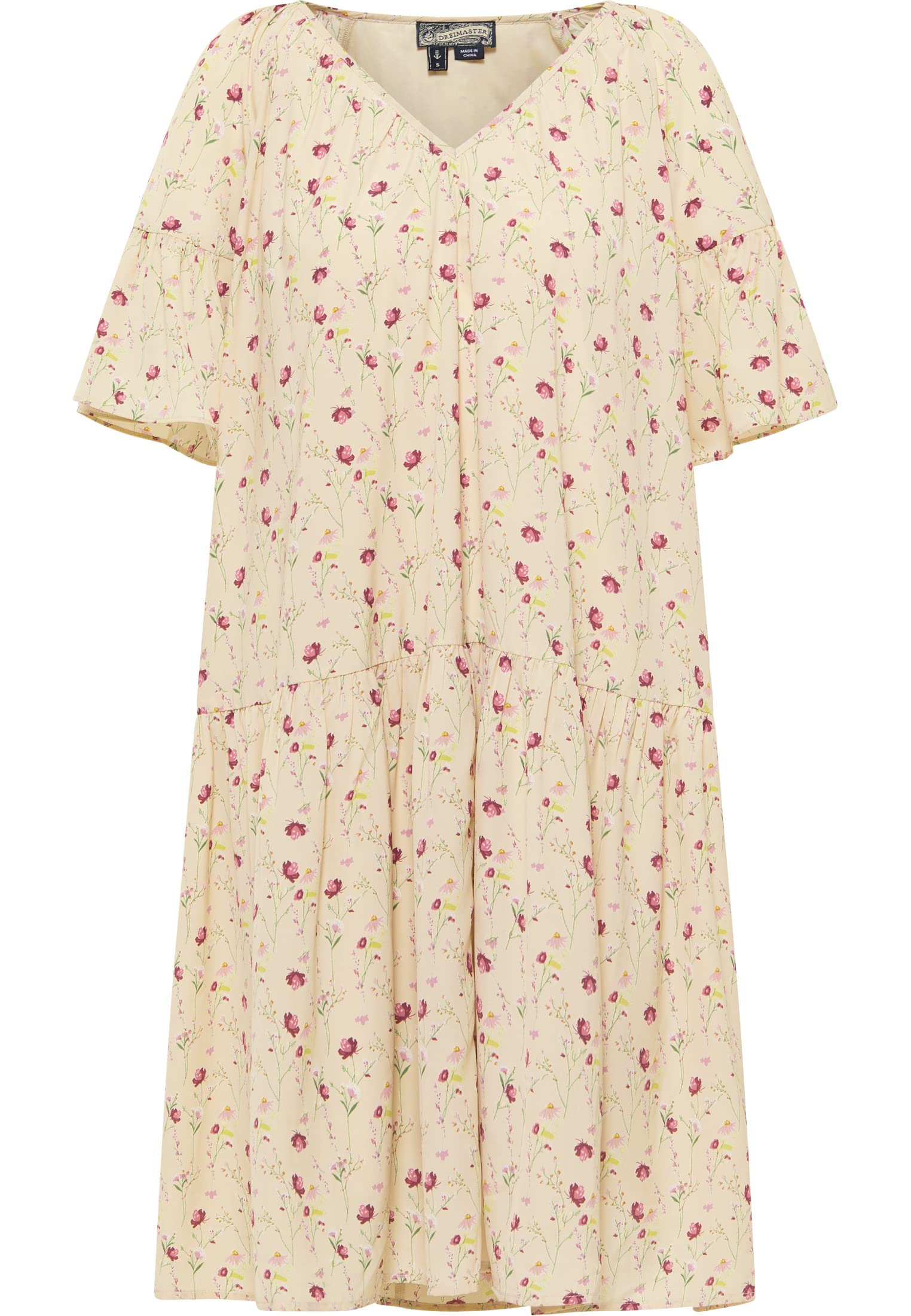 Robe midi large Festland femme taille L vêtement ample chic