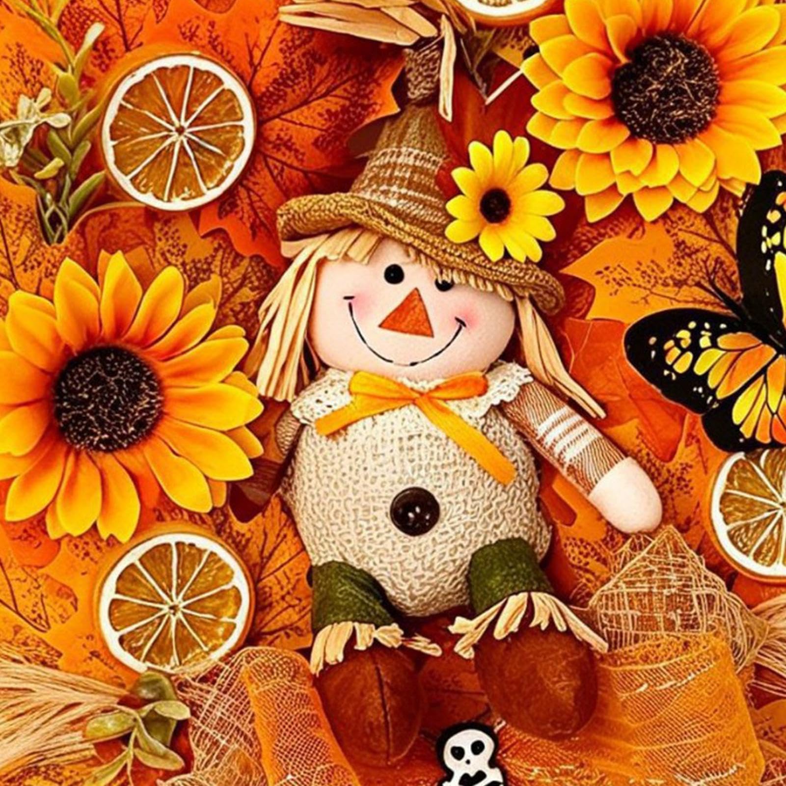 Corona d'autunno Decorazione Casa Stanza Padrona Decorativa Appeso