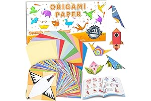 238 Sheets Origami Paper Kit for Kids