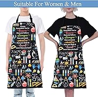 Vista 4 de CMNIM Delantal de técnico de laboratorio para regalos de asistente de tecnología de laboratorio de ciencia