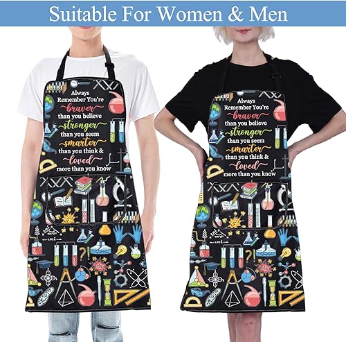 Miniatura 4 de CMNIM Delantal de técnico de laboratorio para regalos de asistente de tecnología de laboratorio de ciencia