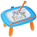 Smasiagon Toddler Girl Boy Toys,Magnetic Drawing Board for Toddlers,Early Learning Doodle Board Writing Painting Sketch Pad, Birthday Easter Valentines Day Gifts for 1 2 3 Year Old (Light Blue)
