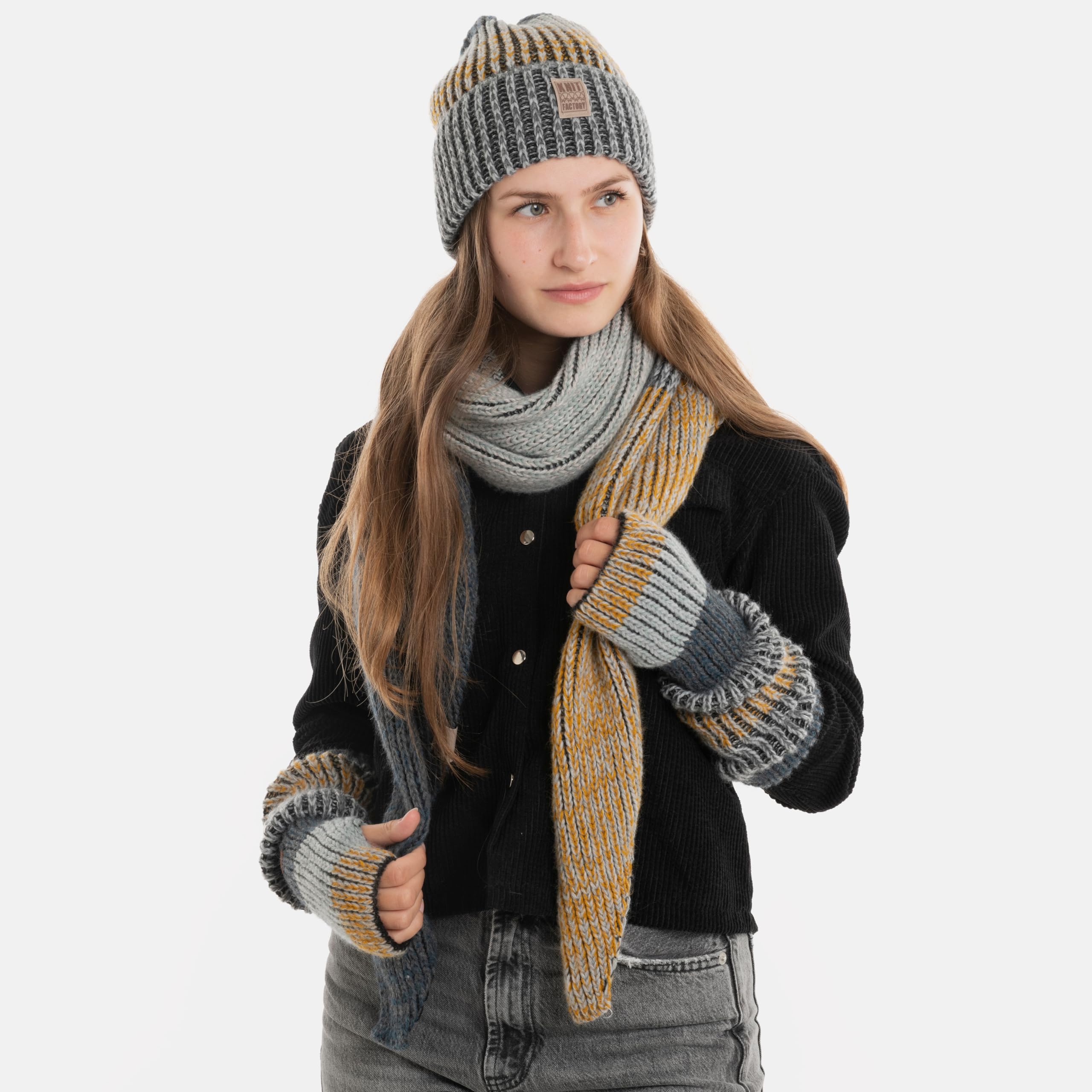 KNIT FACTORY - Remy Schal - 200x50 cm