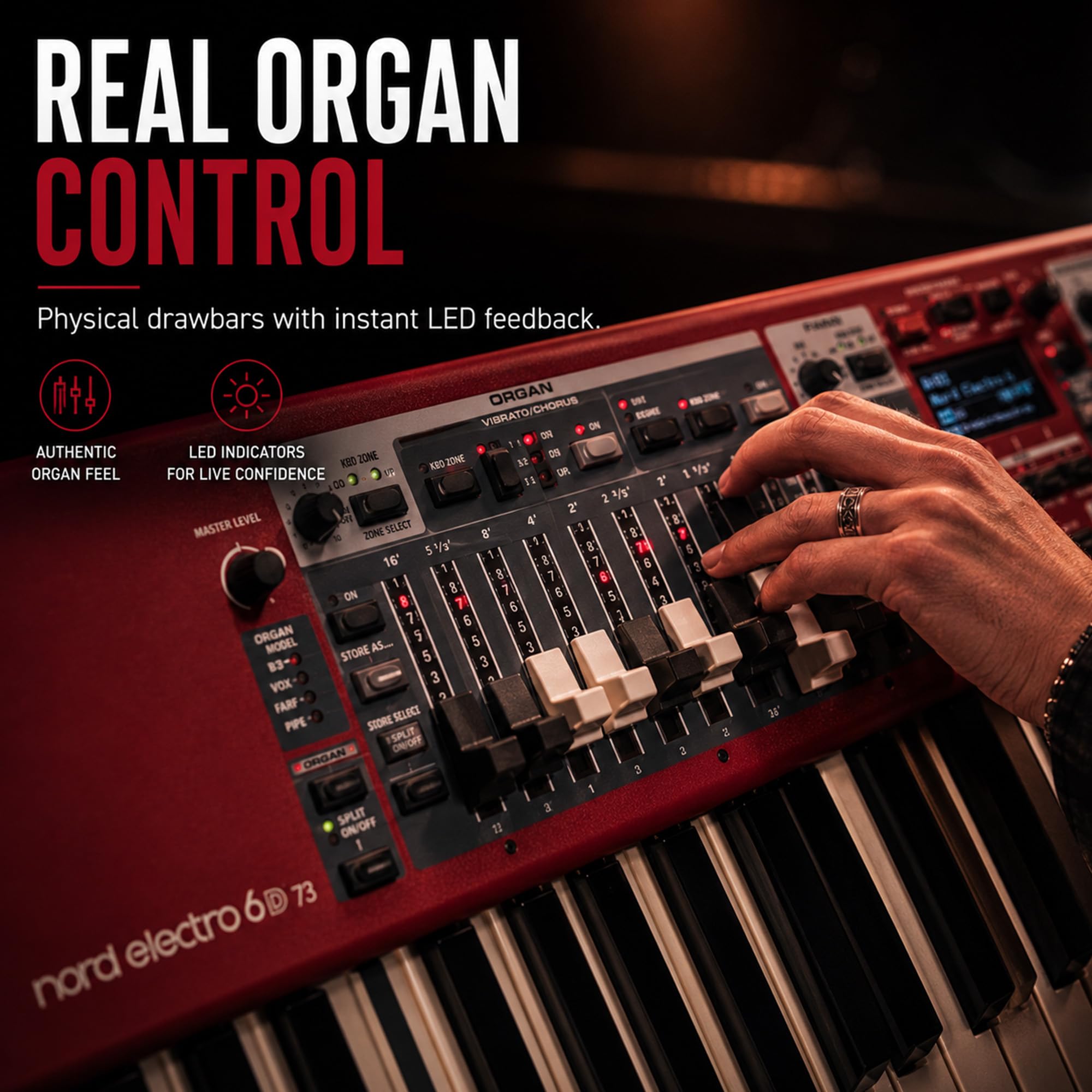 Amazon.com: Nord Electro 6D 73 Stage Piano Bundle with Sustain