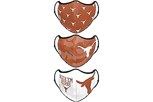 NCAA Longhorns Face Mask 3 Pack