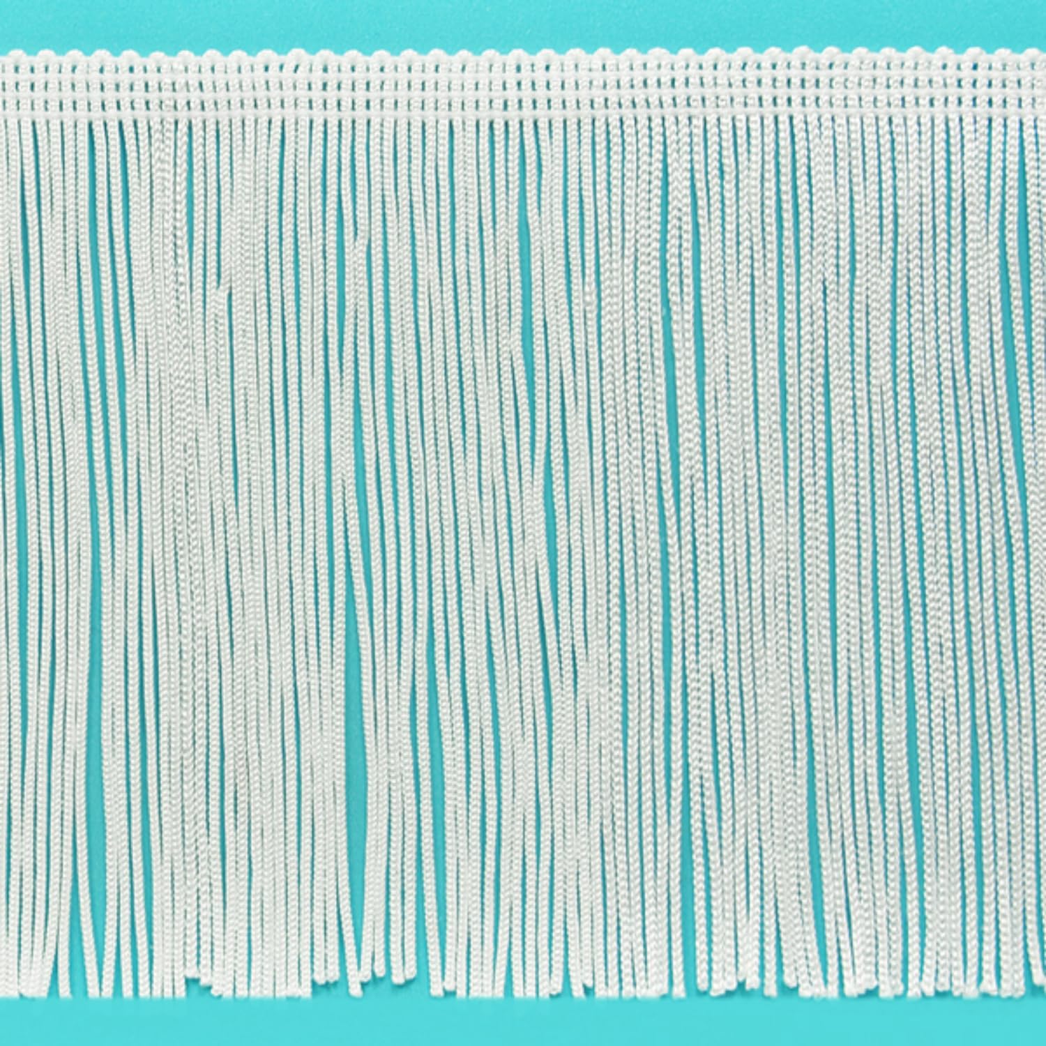 Expo International 20-Yard Chainette Fringe Trim, 6-inch, White
